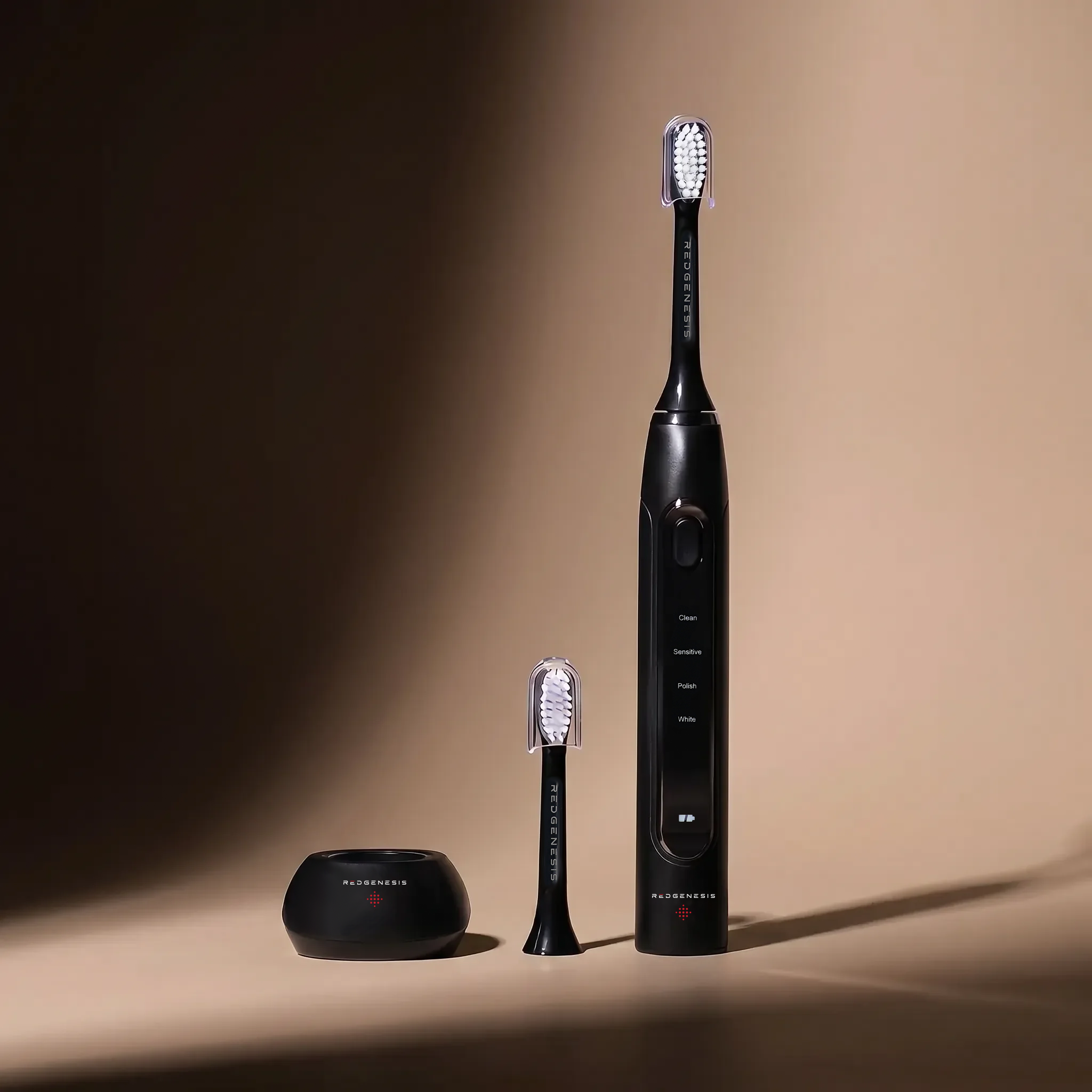Red Light Sonic Electric Toothbrush